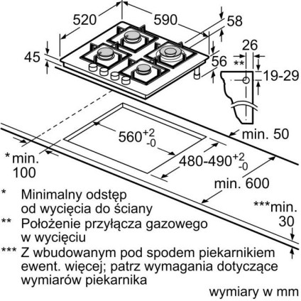 Варочная панель Bosch Serie 4 PNH6B6K40
