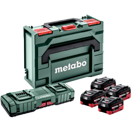 Аккумулятор с зарядным устройством Metabo 685143000 (18В/4x10 Ah + 12-36В + кейс)