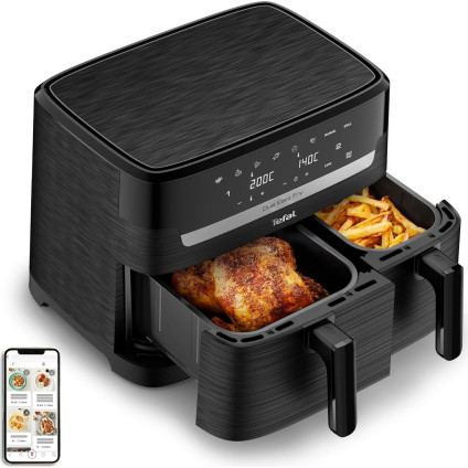 Аэрогриль (аэрофритюрница) Tefal Dual Fryer EY901810