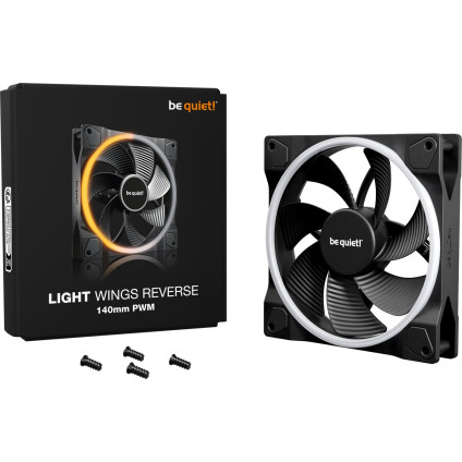 Вентилятор для корпуса be quiet! Light Wings 140mm PWM Reverse Black BL134