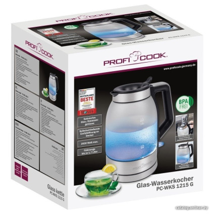 Электрический чайник ProfiCook PC-WKS 1215 G