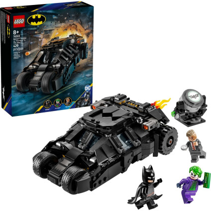 Конструктор LEGO Batman 76303 Бэтмен на Тумблере против Двуликого и Джокера