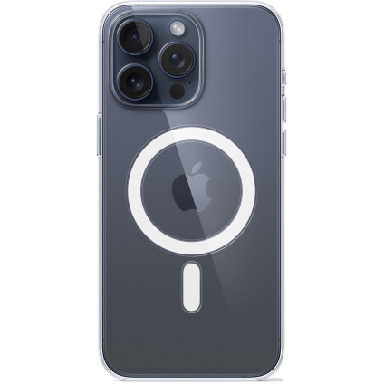 Чехол для телефона Apple MagSafe Clear Case для iPhone 15 Pro Max (прозрачный)