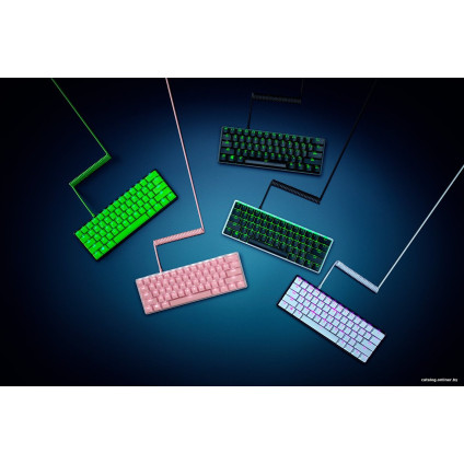 Набор аксессуаров Razer PBT Keycap + Coiled Cable Upgrade Set Classic Black