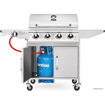 Газовый гриль для дачи Koler Relish v2 (серебристый)