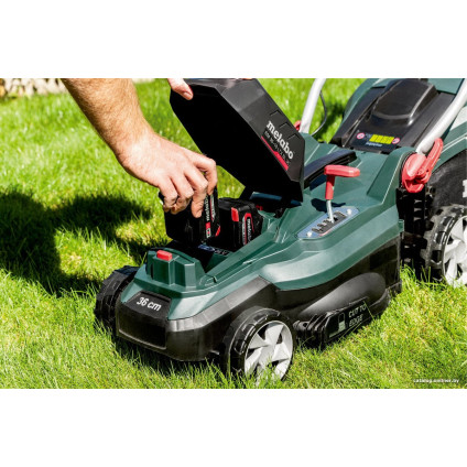 Газонокосилка Metabo RM 36-18 LTX BL 36 T0525 (с 2-мя АКБ)