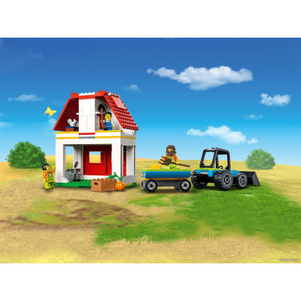 Конструктор LEGO City 60346 Ферма и амбар с животными