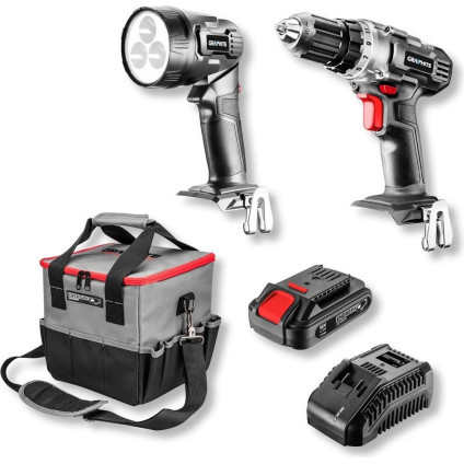 GRAPHITE 58G016 (шуруповерт, фонарь, 1 АКБ, сумка)
