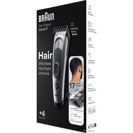 Машинка для стрижки волос Braun Series 7 HC 7390