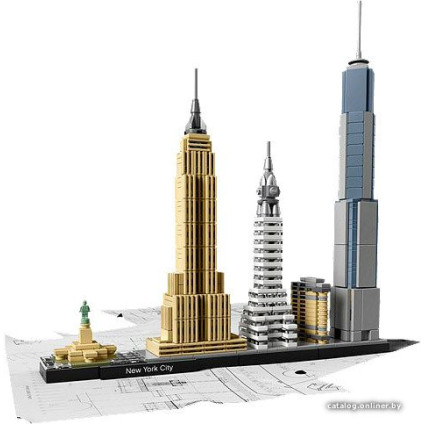 Конструктор LEGO Architecture 21028 Нью-Йорк (New York City)