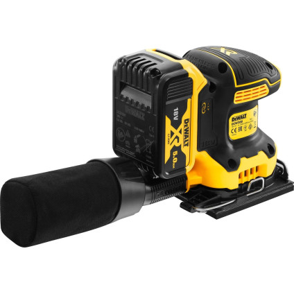 Виброшлифмашина DeWalt DCW200P2 (с 2-мя АКБ, кейс)
