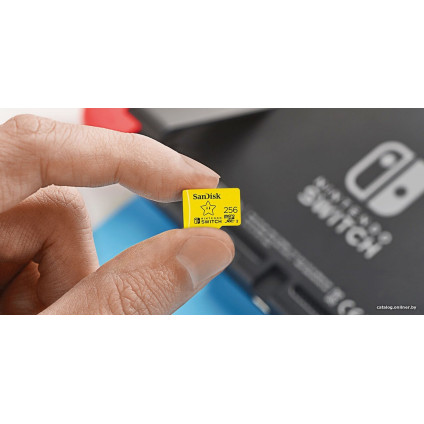 Карта памяти SanDisk Nintendo Switch Licensed Card Super Mario Edition microSDXC 256GB SDSQXAO-256G-GNCZN