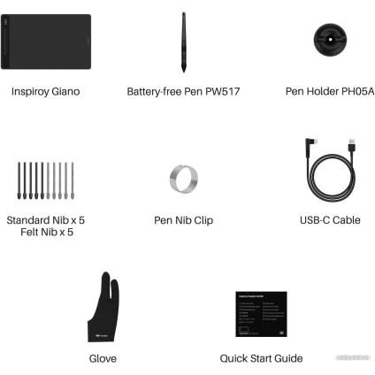 Графический планшет Huion Inspiroy Giano G930L