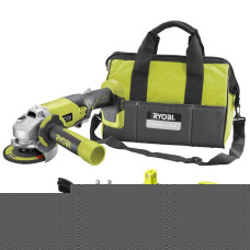 Угловая шлифмашина Ryobi R18AG-140S 5133003876 (с 1-им АКБ, сумка)