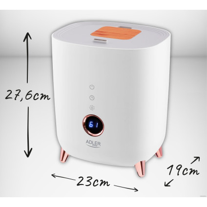 Увлажнитель воздуха Adler AD 7972 (белый)