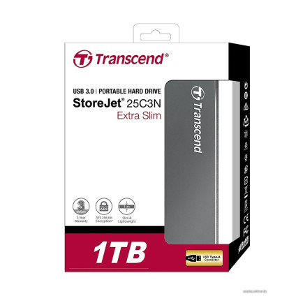 Внешний накопитель Transcend StoreJet 25C3 1TB [TS1TSJ25C3N]