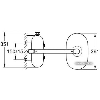 Душевая система  Grohe Rainshower System SmartControl 360 DUO 26250000