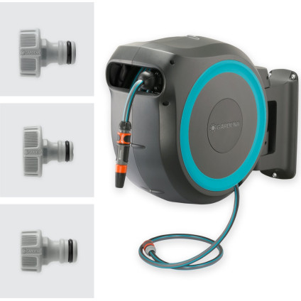 Катушка со шлангом Gardena Катушка со шлангом автоматическая RollUp 18625-20 (13 мм, 30 м)