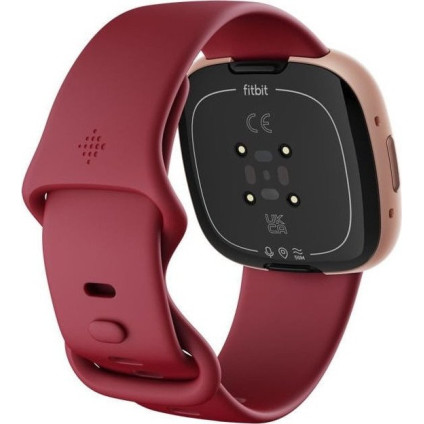 Умные часы Fitbit Versa 4 (бордовый/золотистый алюминий)