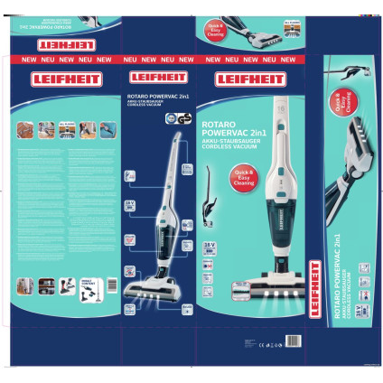 Пылесос Leifheit Rotaro PowerVac 11927