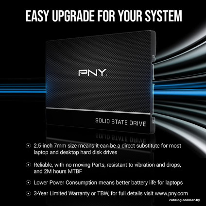 SSD PNY CS900 2TB SSD7CS900-2TB-RB