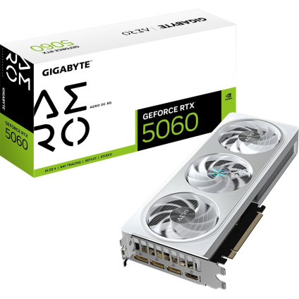 Видеокарта Gigabyte GeForce RTX 5060 Aero OC 8G GV-N5060AERO OC-8GD