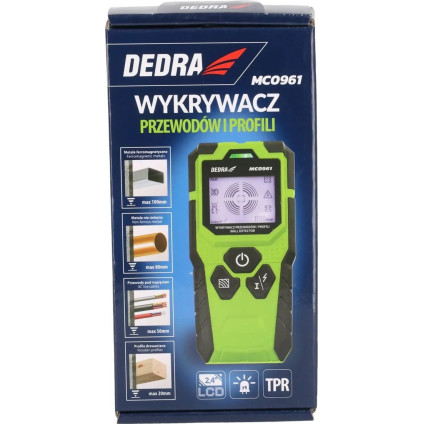 Детектор скрытой проводки Dedra MC0961