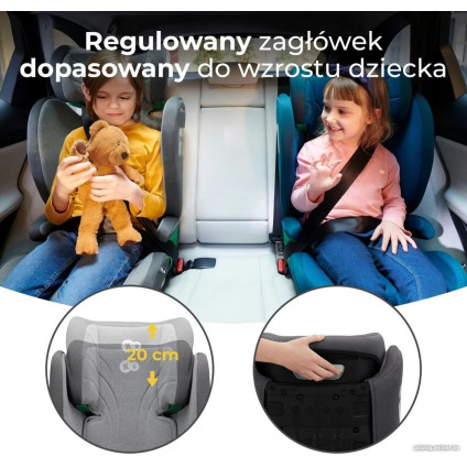 Детское автокресло KinderKraft Junior Fix I-size (светло-серый)