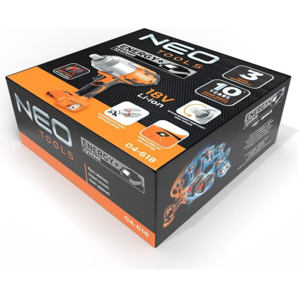 Гайковерт NEO 04-618 (без АКБ)