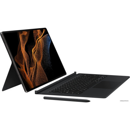 Чехол для планшета Samsung Book Сover Keyboard для Samsung Tab S8 Ultra (черный)