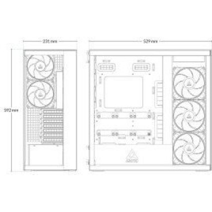 Корпус Arctic Xtender VG ACPCC00016A