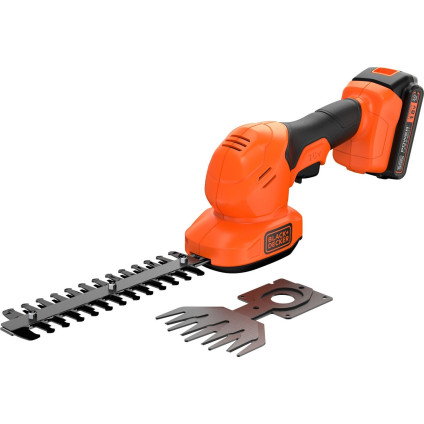 Кусторез + ножницы Black & Decker BCSS18D1-QW (с 1-им АКБ)