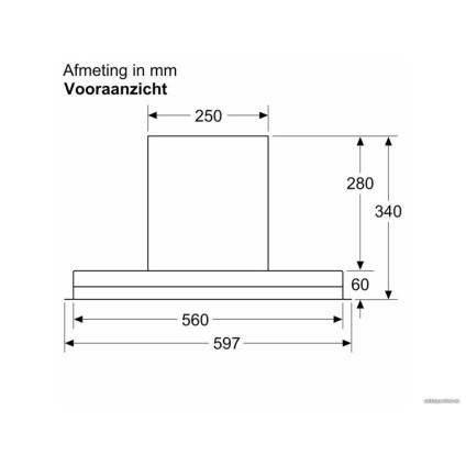 Кухонная вытяжка Bosch DBB67AM60