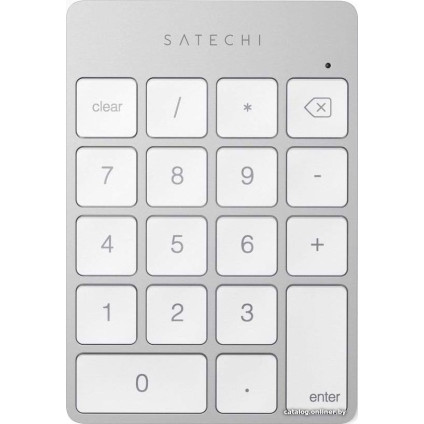 Цифровой блок Satechi Aluminum Slim Rechargeable Bluetooth Keypad (серебристый)