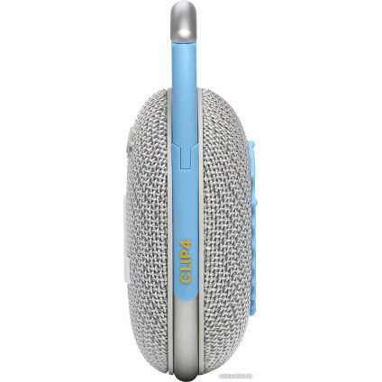 Беспроводная колонка JBL Clip 4 Eco (серый/голубой)