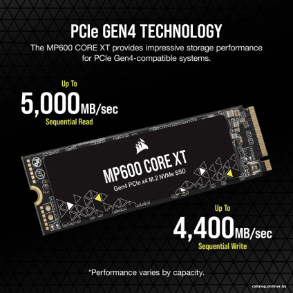 SSD Corsair MP600 Core XT 4TB CSSD-F4000GBMP600CXT