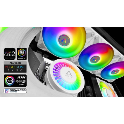 Система жидкостного охлаждения для процессора Arctic Liquid Freezer III 420 A-RGB White ACFRE00153A