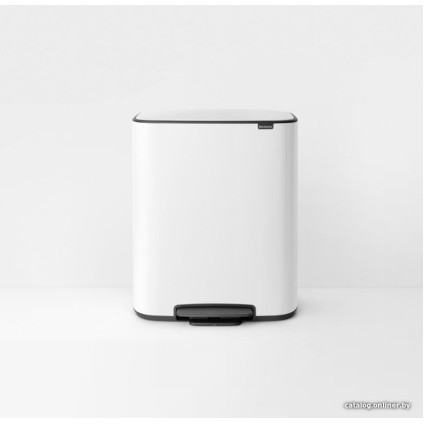 Система сортировки мусора Brabantia Bo Pedal Bin 2 x 30 л (белый)