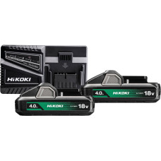 Аккумулятор с зарядным устройством Hikoki UC18YFSL WEZ (18В/2x4 Ah + 14.4-18В)