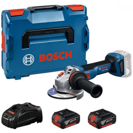 Угловая шлифмашина Bosch GWS 18V-11 Professional 06019N4103 (с 2-мя АКБ, кейс)