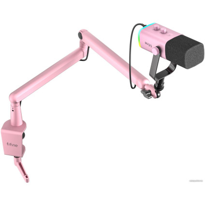 Проводной микрофон FIFINE TAM8 (розовый)