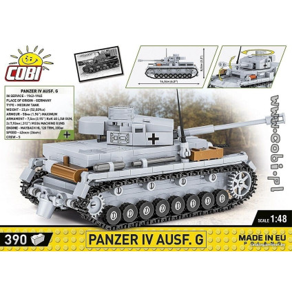 Конструктор Cobi World War II 2714 Panzer IV Ausf.G