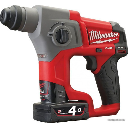 Milwaukee M12 FUEL M12FPP4C-624PEU (перфоратор, сабельная пила, шуруповерт, фонарь, 3 АКБ, кейс)