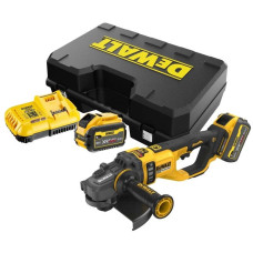 Угловая шлифмашина DeWalt DCG460X2 (с 2-мя АКБ, кейс)