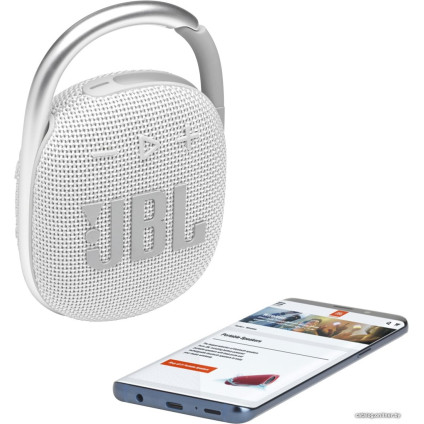 Беспроводная колонка JBL Clip 4 (белый)