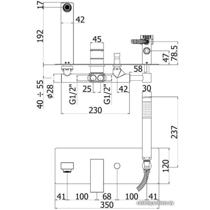 Смеситель Paffoni Elle EL001NO