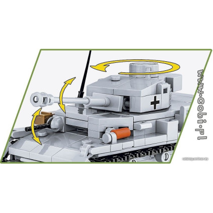 Конструктор Cobi World War II 2714 Panzer IV Ausf.G