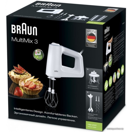 Миксер Braun MultiMix 3 HM 3137 WH