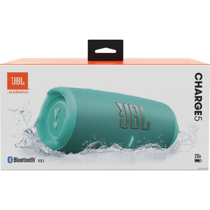 Беспроводная колонка JBL Charge 5 (бирюзовый)