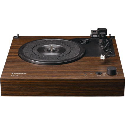 Виниловый проигрыватель Lenco LS-15 (коричневый)